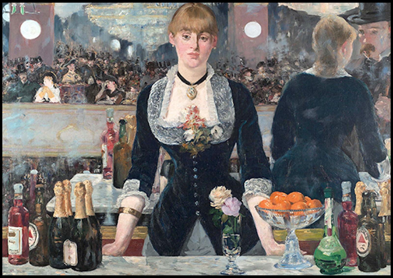 Édouard Manet - A Bar at the Folies-Bergère - Hakyarts