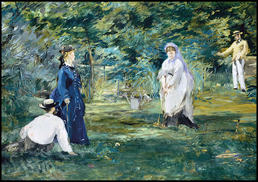 Édouard Manet - A Game of Croquet - Hakyarts