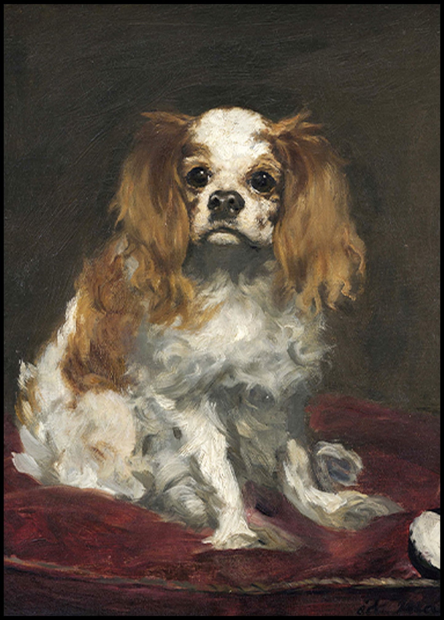 Édouard Manet - A King Charles Spaniel - Hakyarts