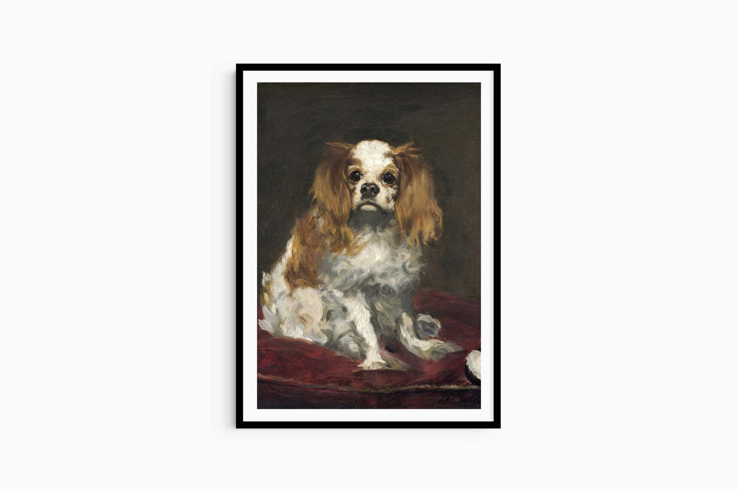 Édouard Manet - A King Charles Spaniel - Hakyarts