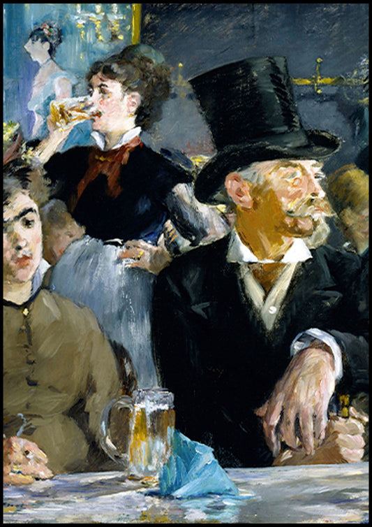 Édouard Manet - At The Café - Hakyarts