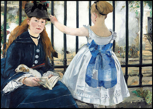 Édouard Manet  - Le Chemin de fer - Hakyarts