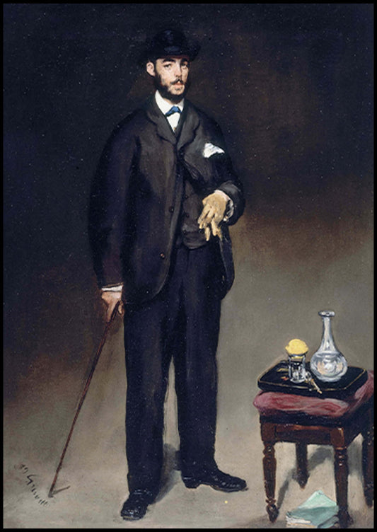 Édouard Manet  - Portrait de Théodore Duret - Hakyarts