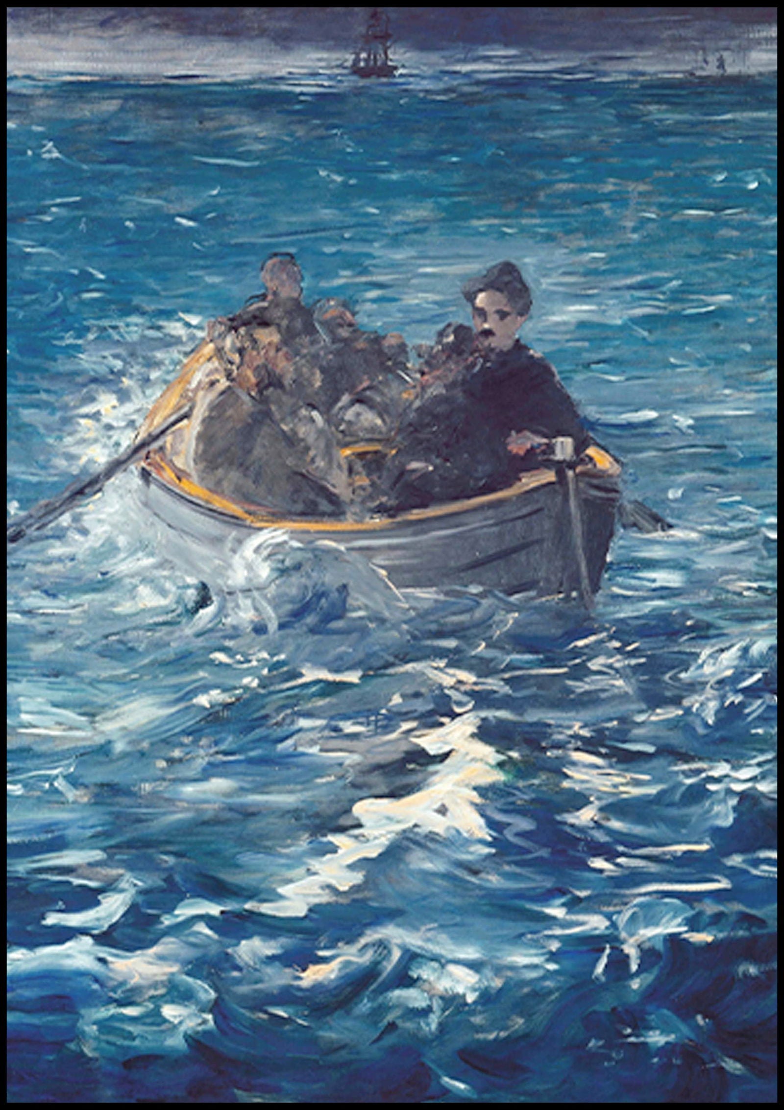 Édouard Manet  - Rochefort's escape - Hakyarts