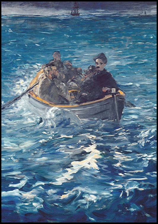 Édouard Manet  - Rochefort's escape - Hakyarts