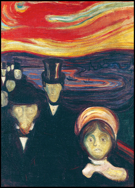 Edvard Munch - Anxiety - Hakyarts