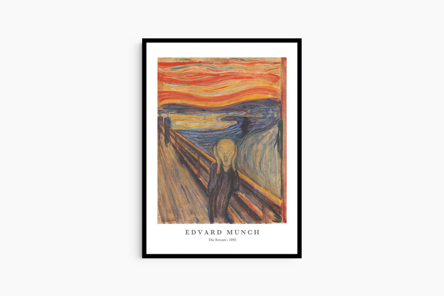 Edvard Munch - Anxiety Poster - Hakyarts