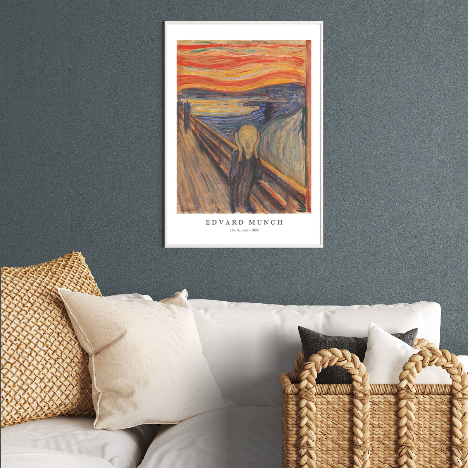 Edvard Munch - The Scream Poster - Hakyarts