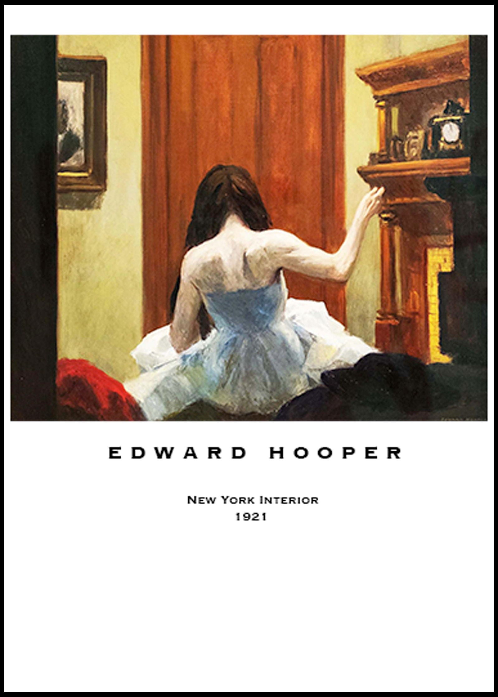 Edward Hooper - New York Interior Poster - Hakyarts