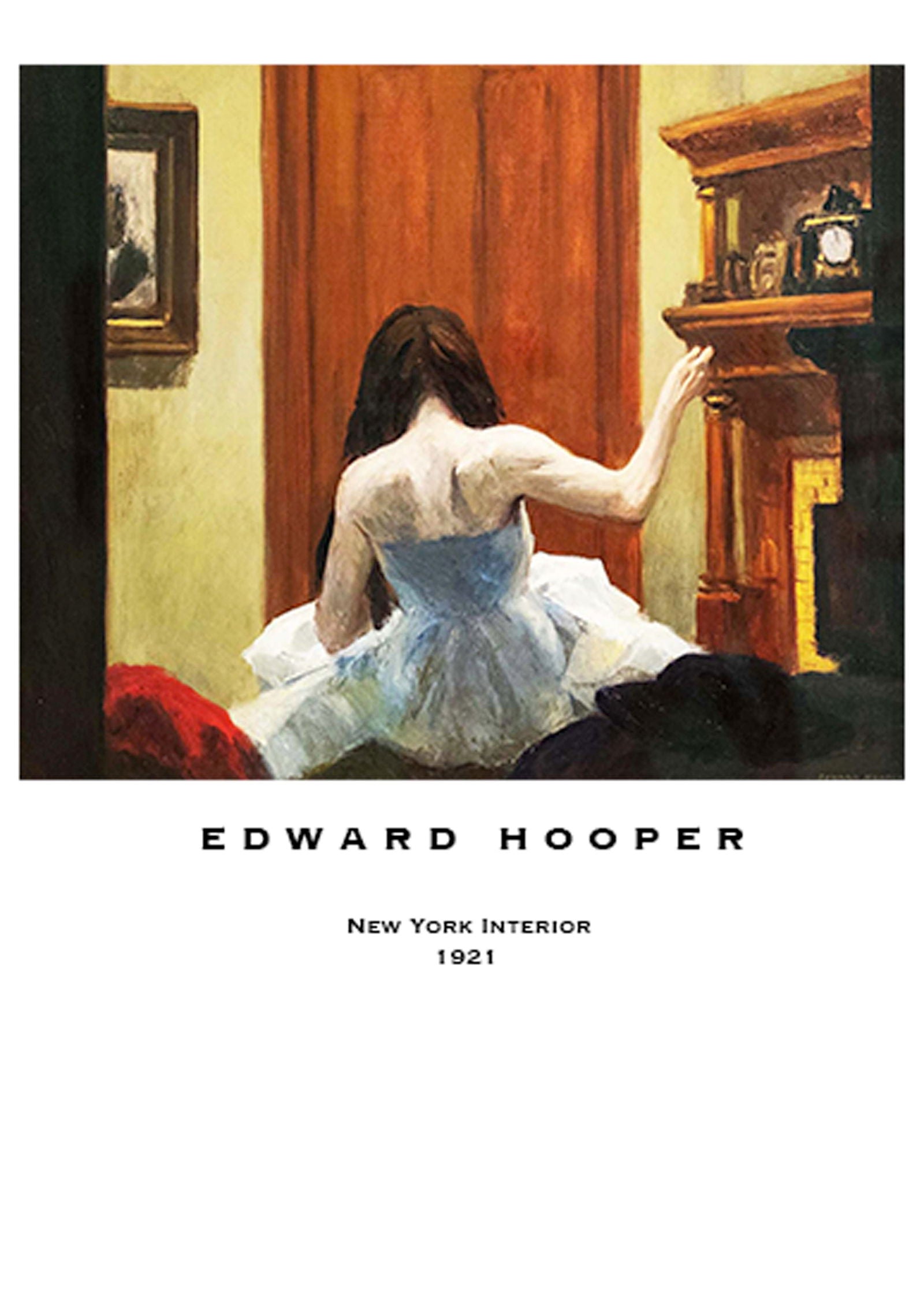 Edward Hooper - New York Interior Poster - Hakyarts