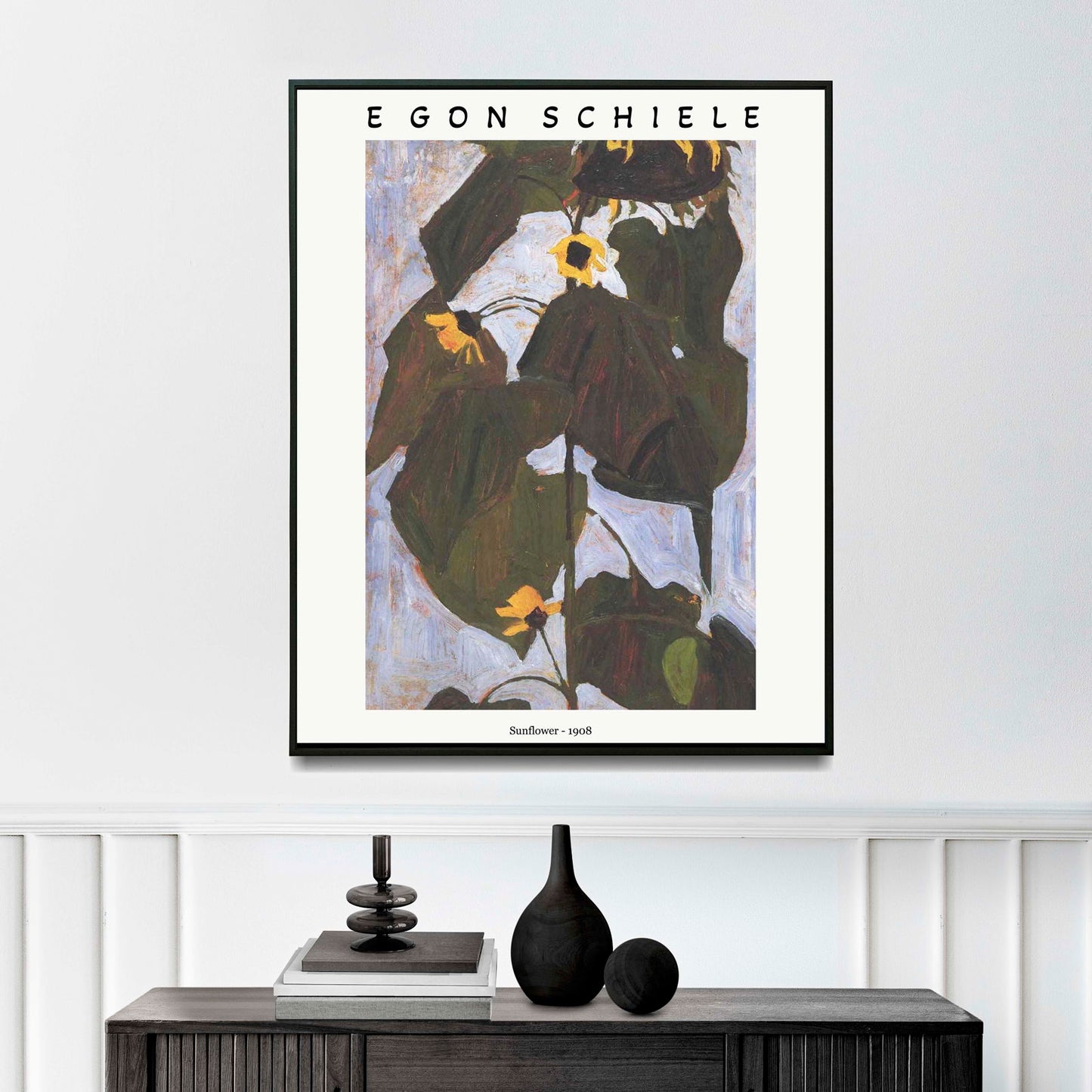 Egon Schiele - Sunflower Poster - Hakyarts