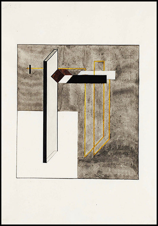 El Lissitzky - Study for Proun 4B - Hakyarts