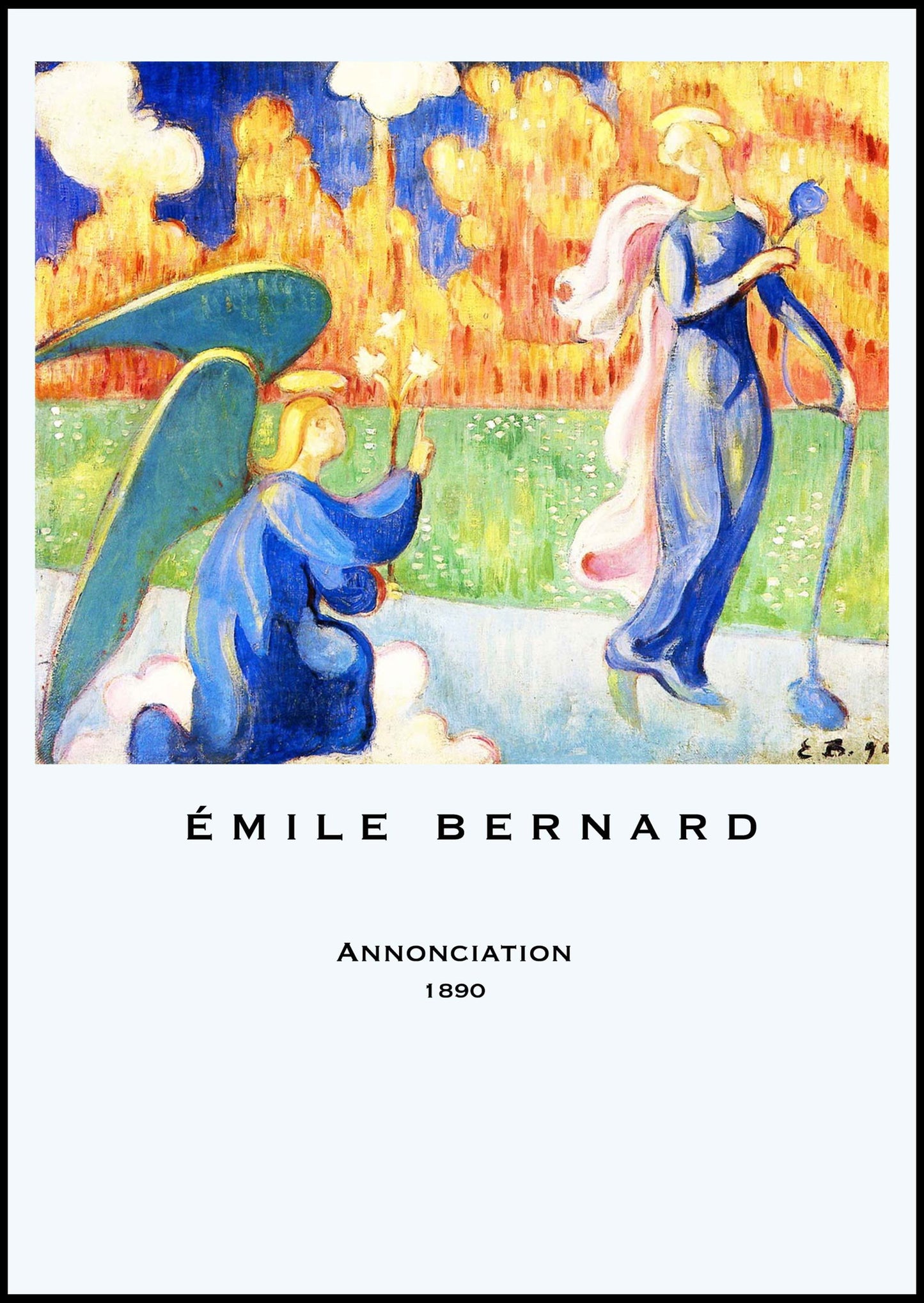 Émile Bernard - Annonciation Poster - Hakyarts