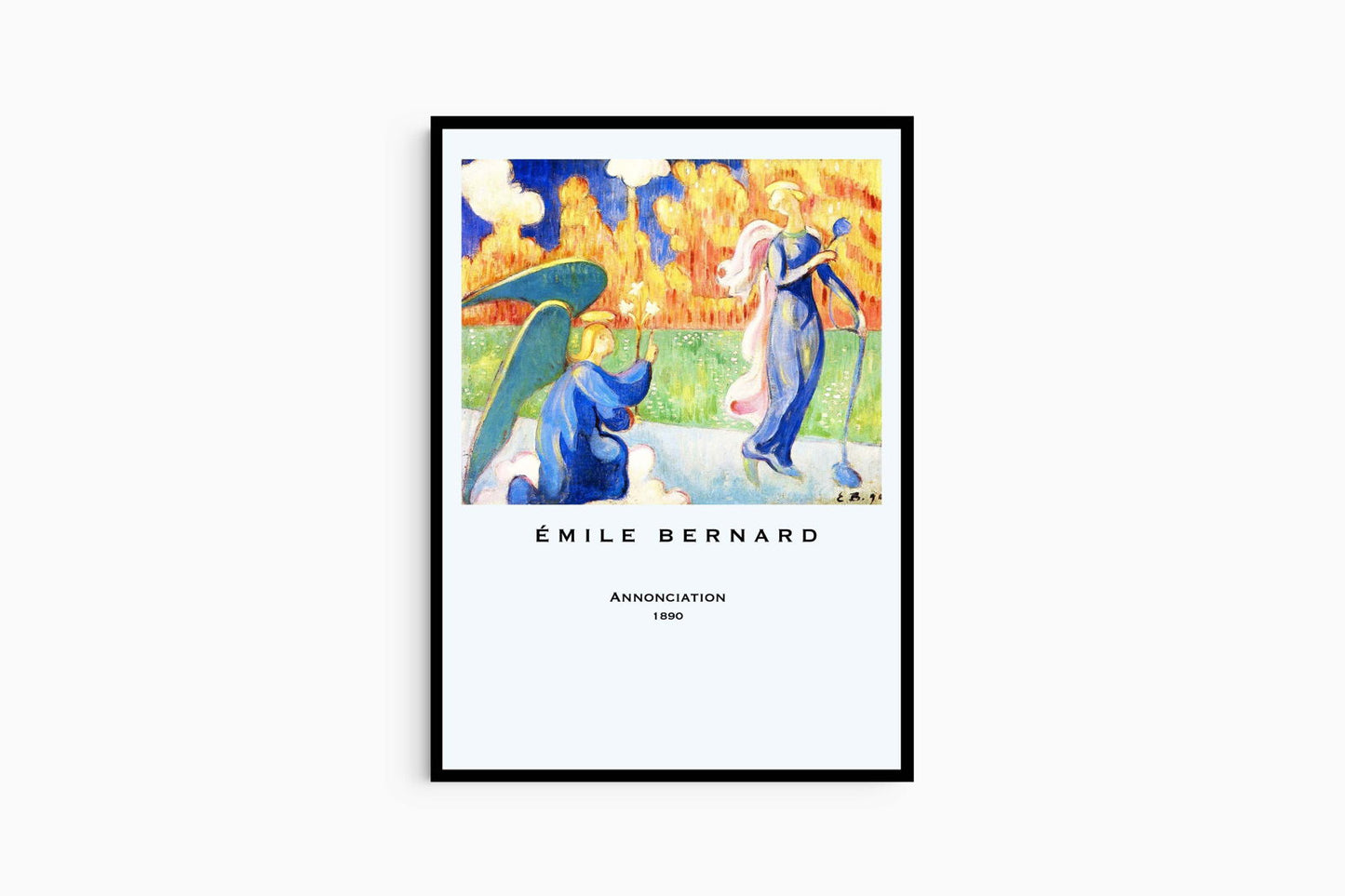 Émile Bernard - Annonciation Poster - Hakyarts