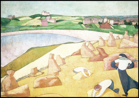 Émile Bernard - Harvest by the Sea - Hakyarts