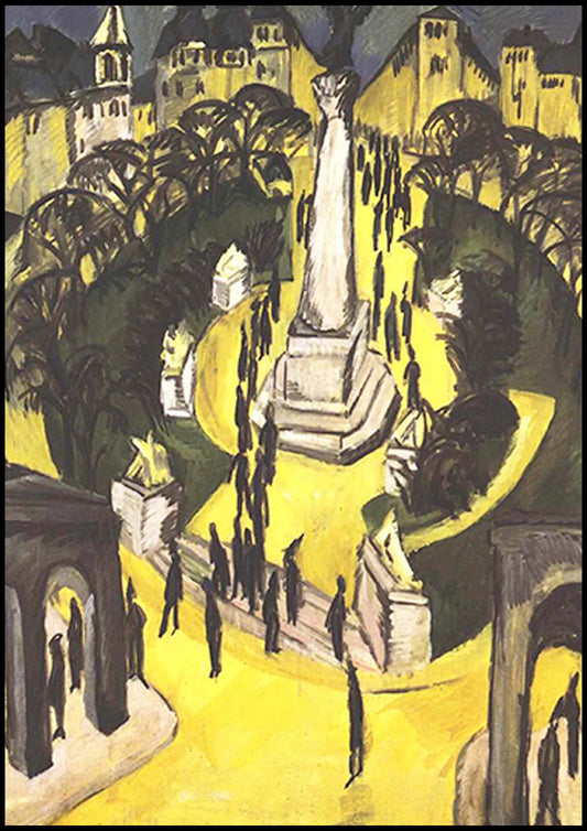 Ernst Ludwig Kirchner - Belle Alliance Platz in Berlin - Hakyarts