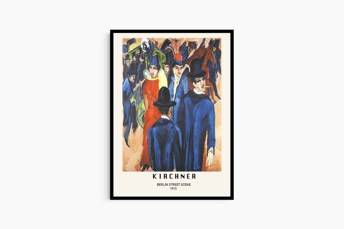 Ernst Ludwig Kirchner - Berlin Street Scene Poster - Hakyarts