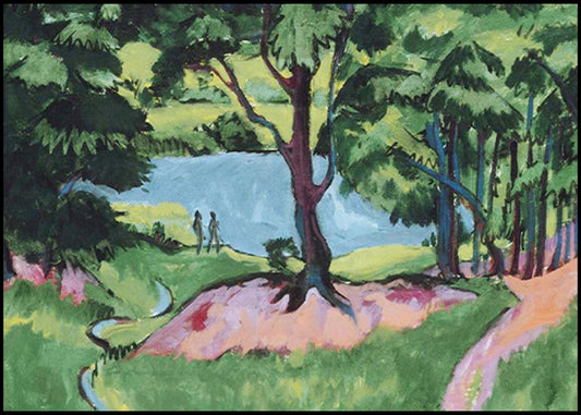 Ernst Ludwig Kirchner - Bohemian Forest Lake - Hakyarts