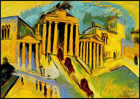 Ernst Ludwig Kirchner - Brandenburg Gate - Hakyarts