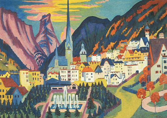 Ernst Ludwig Kirchner - Davos in Summer - Hakyarts