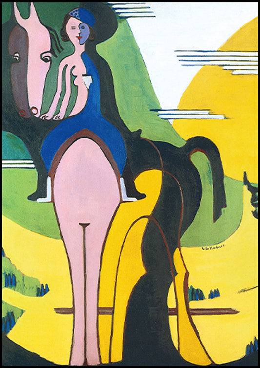 Ernst Ludwig Kirchner - Female Rider - Hakyarts