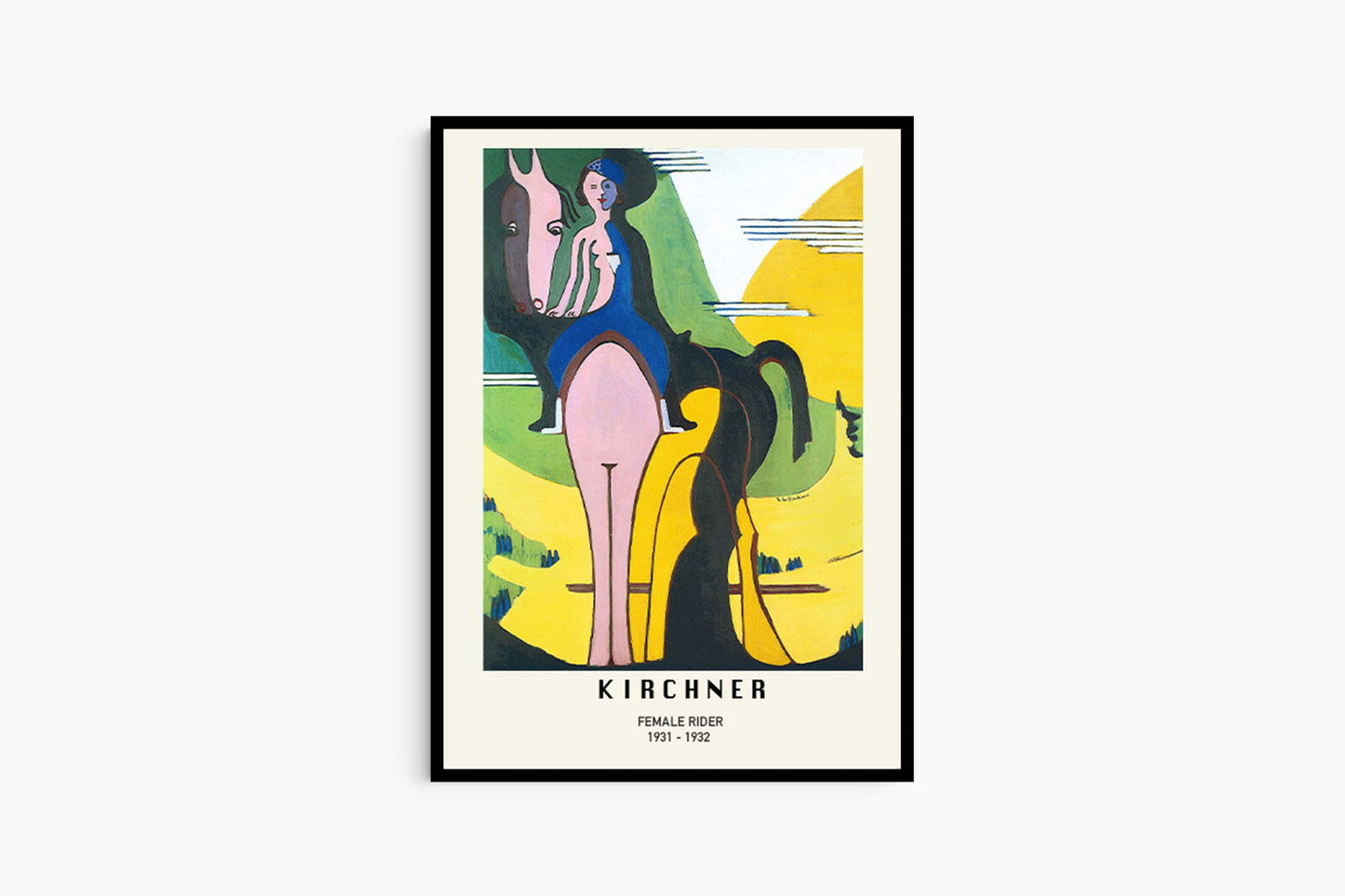 Ernst Ludwig Kirchner - Female Rider Poster - Hakyarts