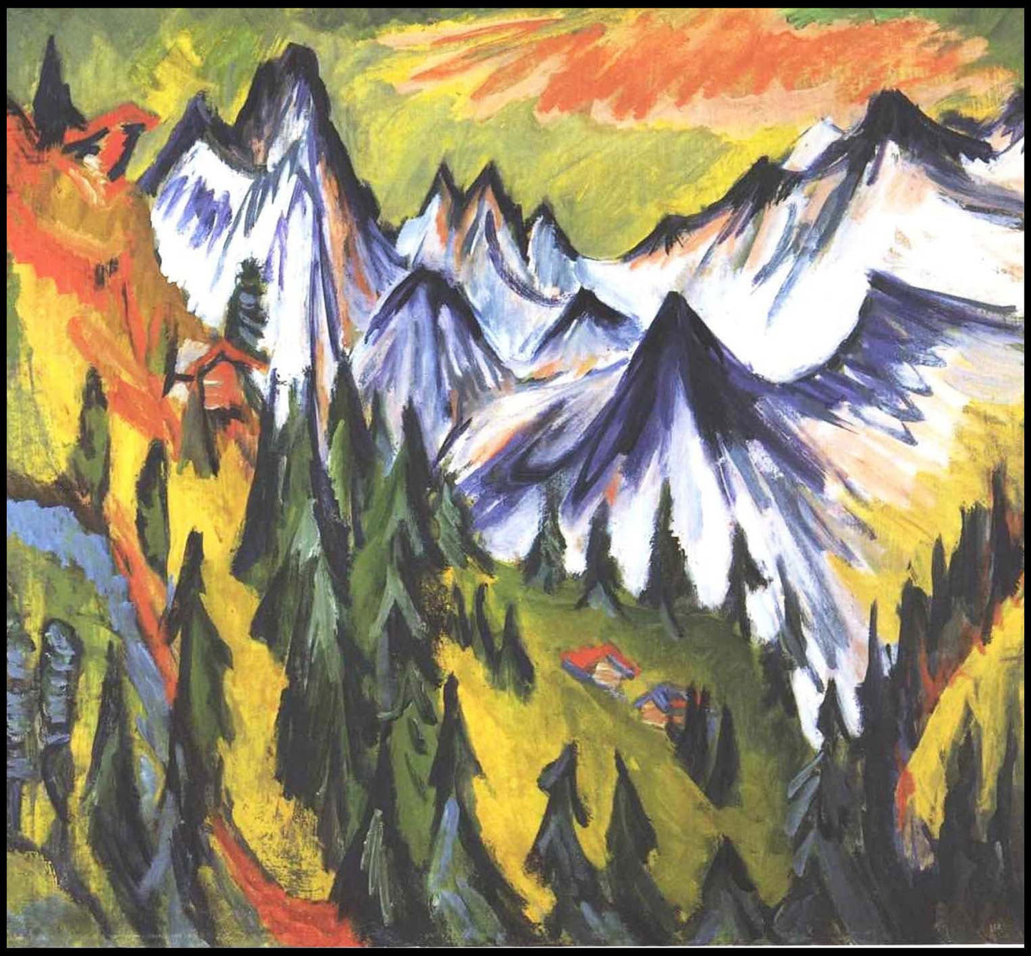 Ernst Ludwig Kirchner - Mountaintop - Hakyarts