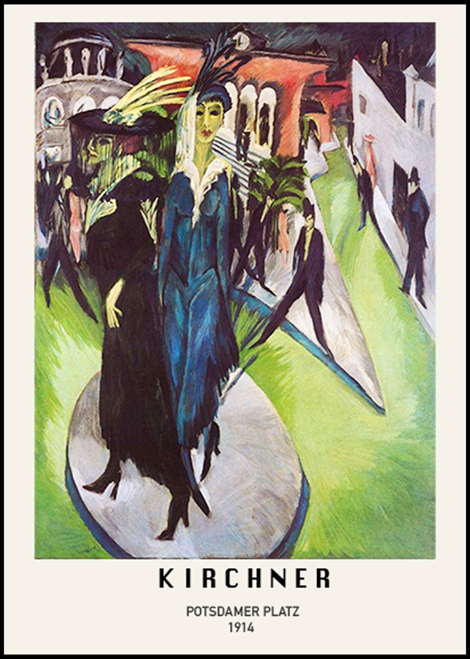 Ernst Ludwig Kirchner - Potsdamer Platz Poster - Hakyarts