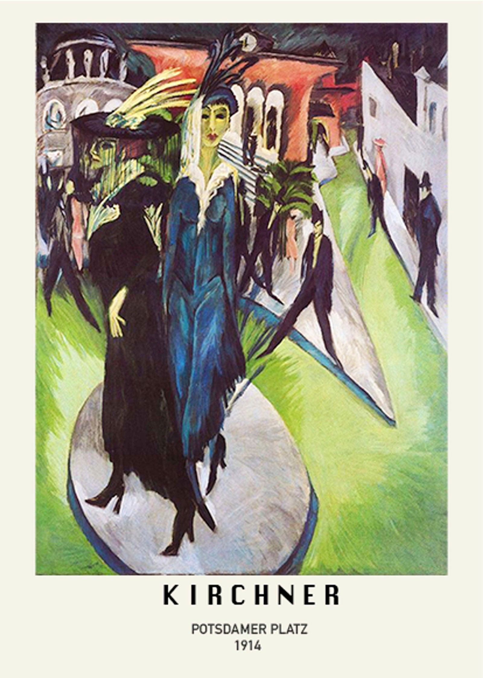 Ernst Ludwig Kirchner - Potsdamer Platz Poster - Hakyarts