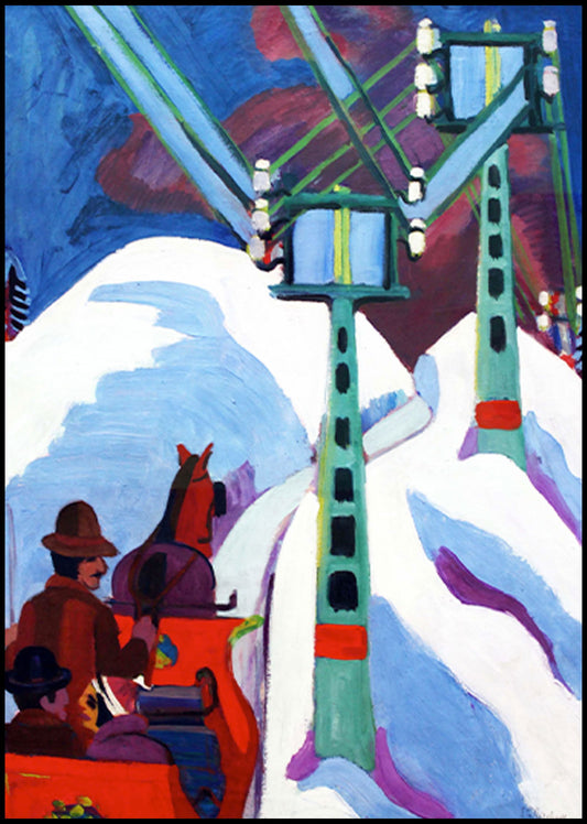 Ernst Ludwig Kirchner - Schlittenfahrt Anagoria - Hakyarts