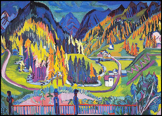 Ernst Ludwig Kirchner - Sertig Valley in Autumn - Hakyarts