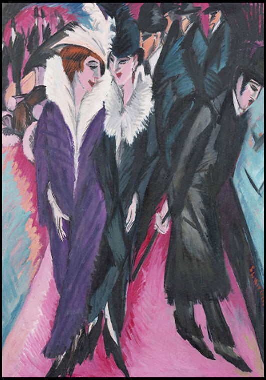 Ernst Ludwig Kirchner - Street, Berlin - Hakyarts