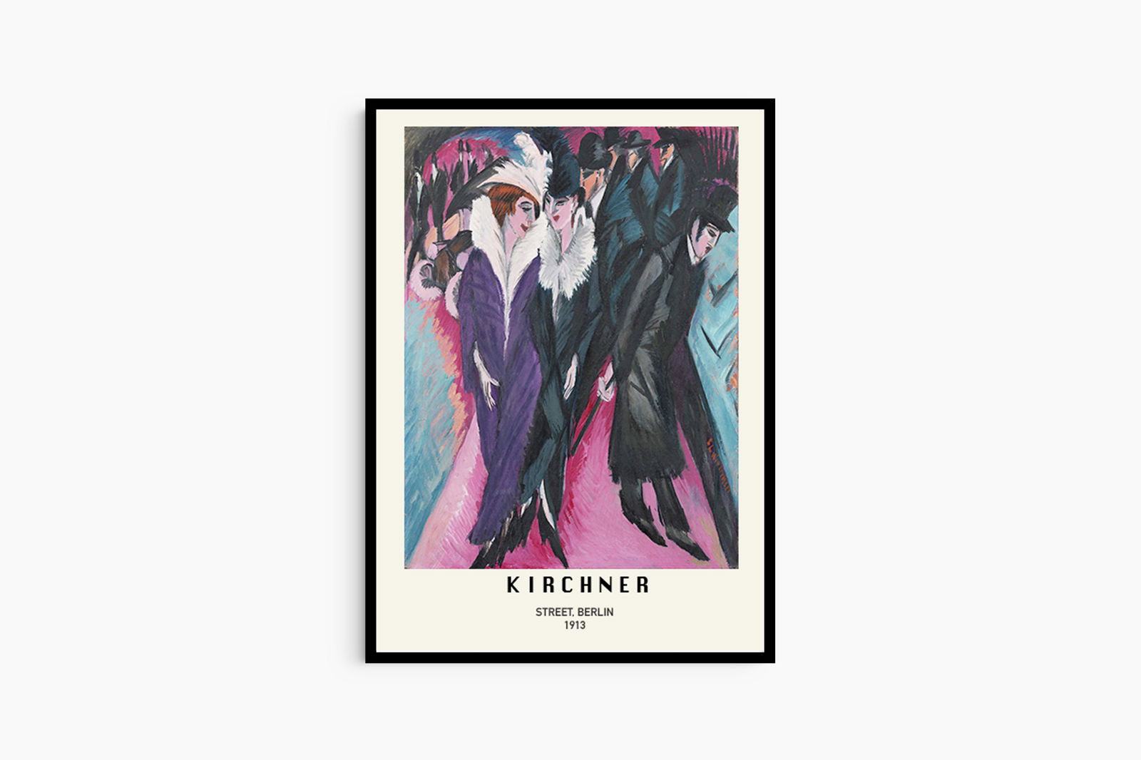 Ernst Ludwig Kirchner - Street, Berlin Poster - Hakyarts