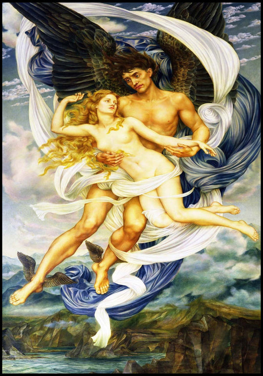 Evelyn De Morgan - Boreas and Oreithyia - Hakyarts