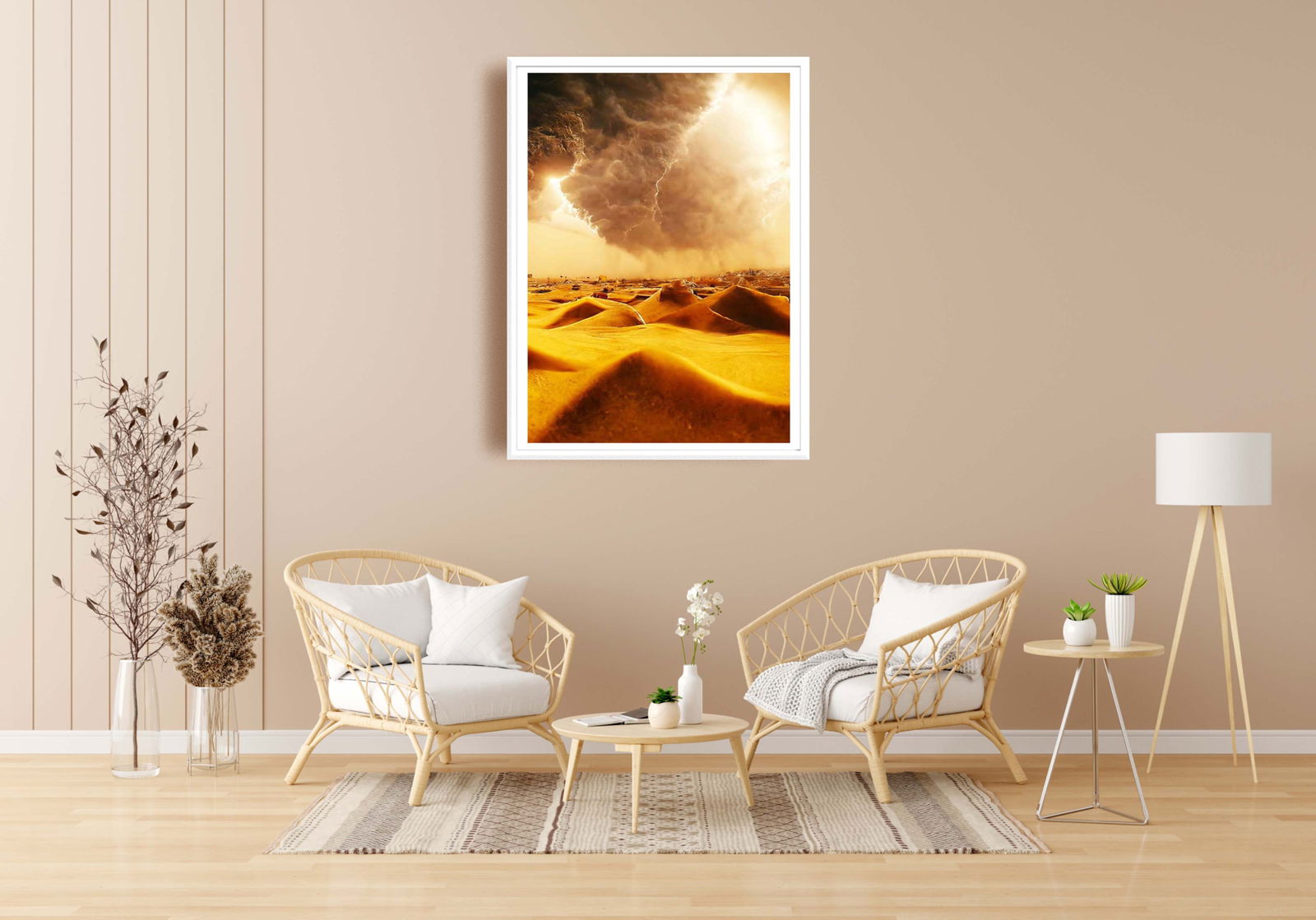 Fantasy Desert Landscape Poster - Hakyarts