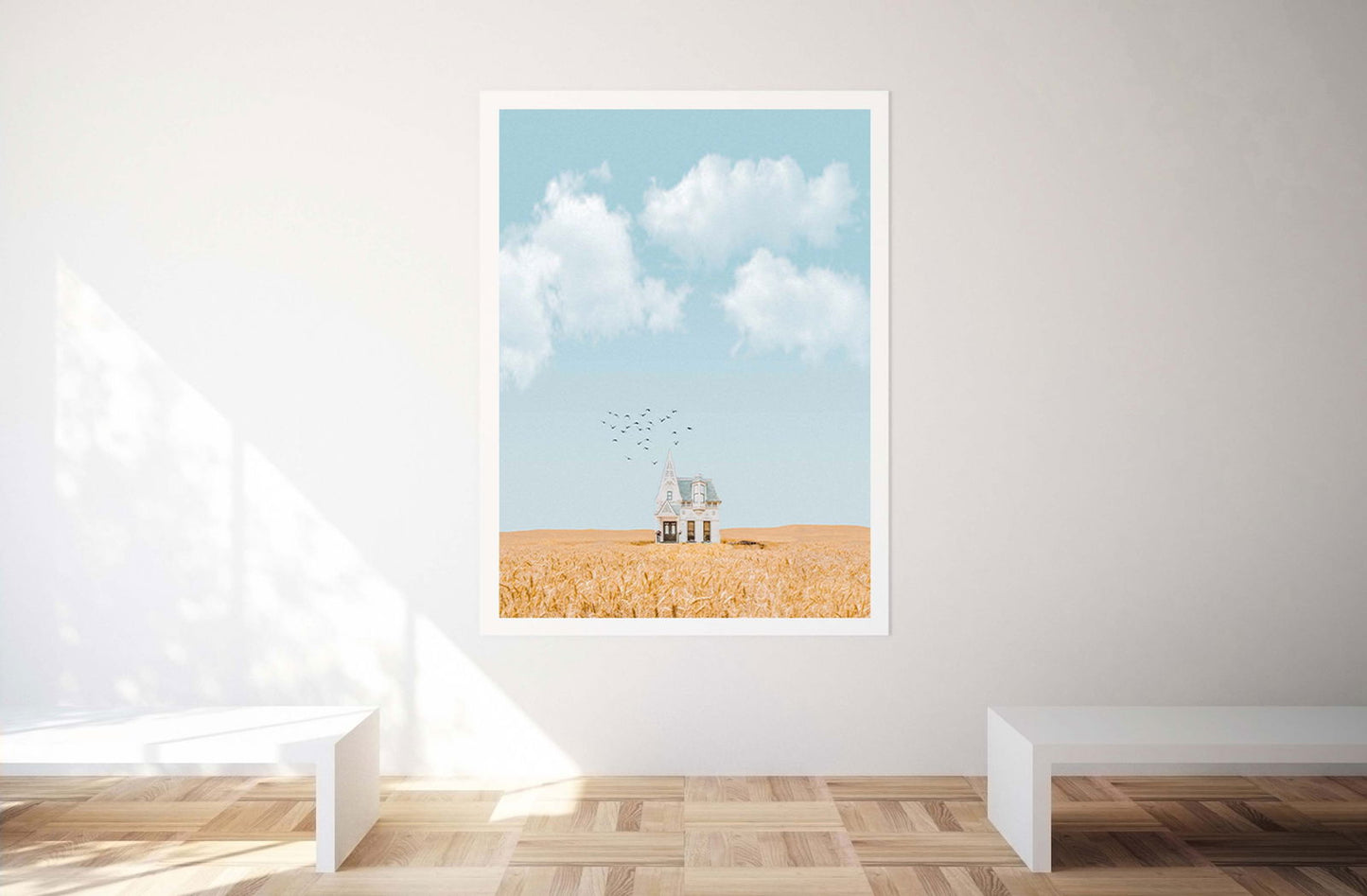 Field Crop House Poster - Hakyarts