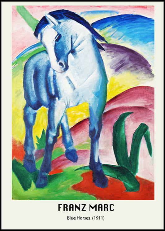 Franz Marc - Blue Horses Poster - Hakyarts