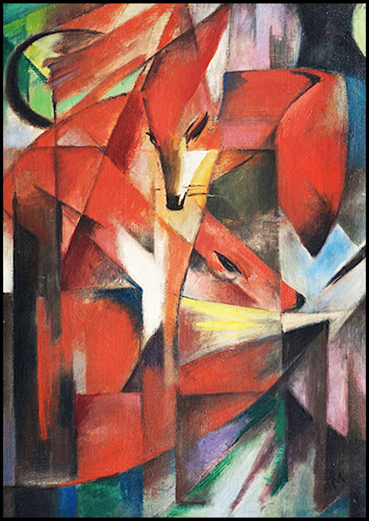 Franz Marc - The Foxes - Hakyarts