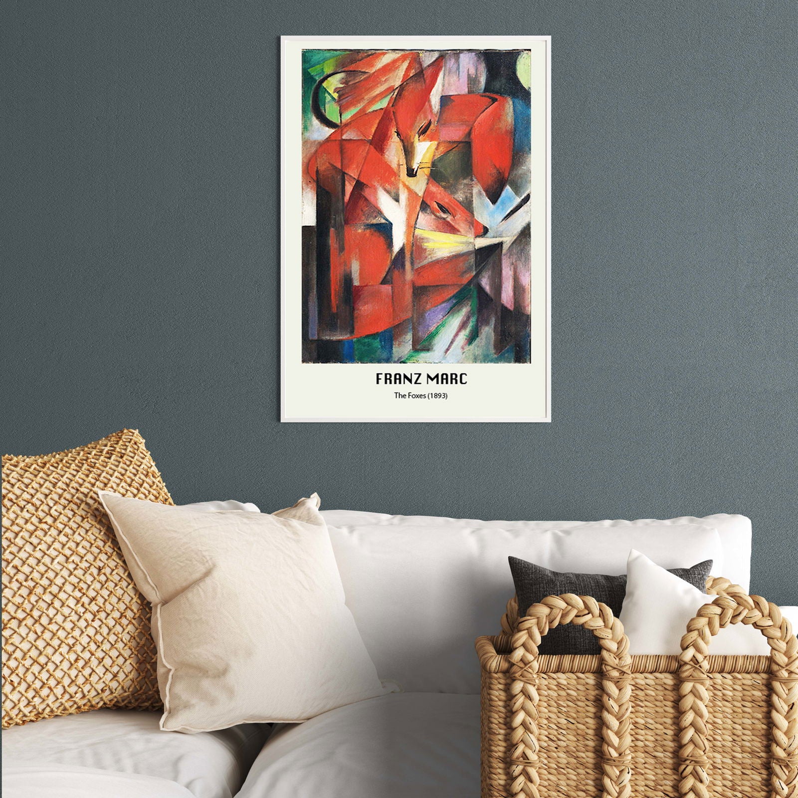 Franz Marc - The Foxes Poster - Hakyarts