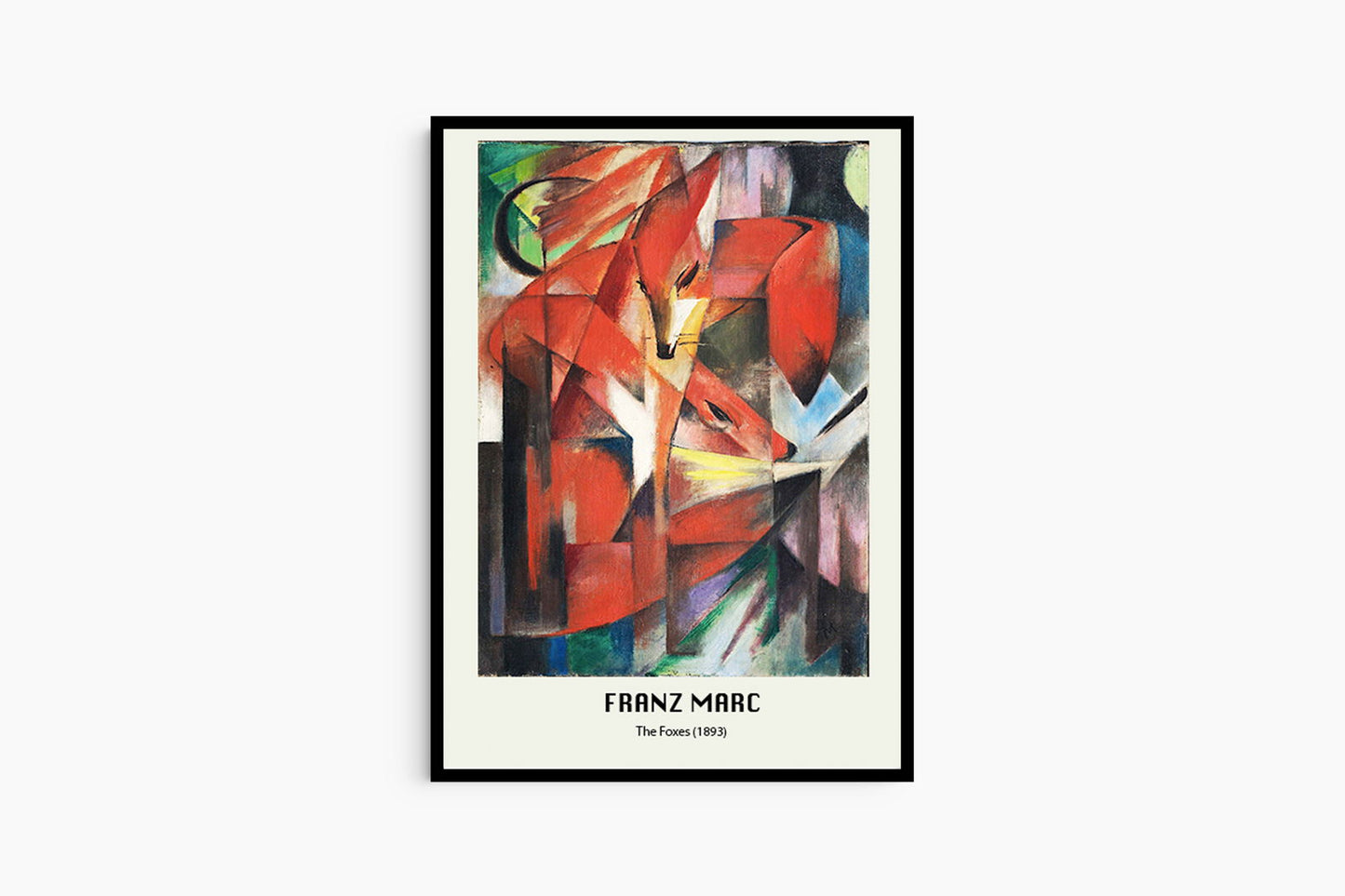 Franz Marc - The Foxes Poster - Hakyarts