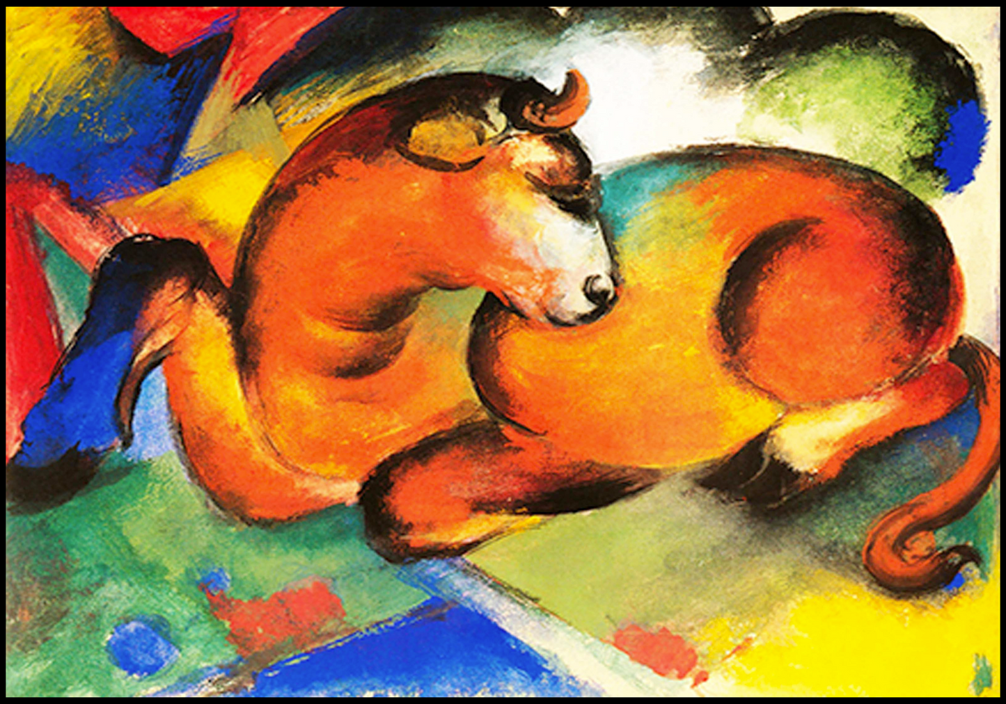 Franz Marc - The Red Bull - Hakyarts