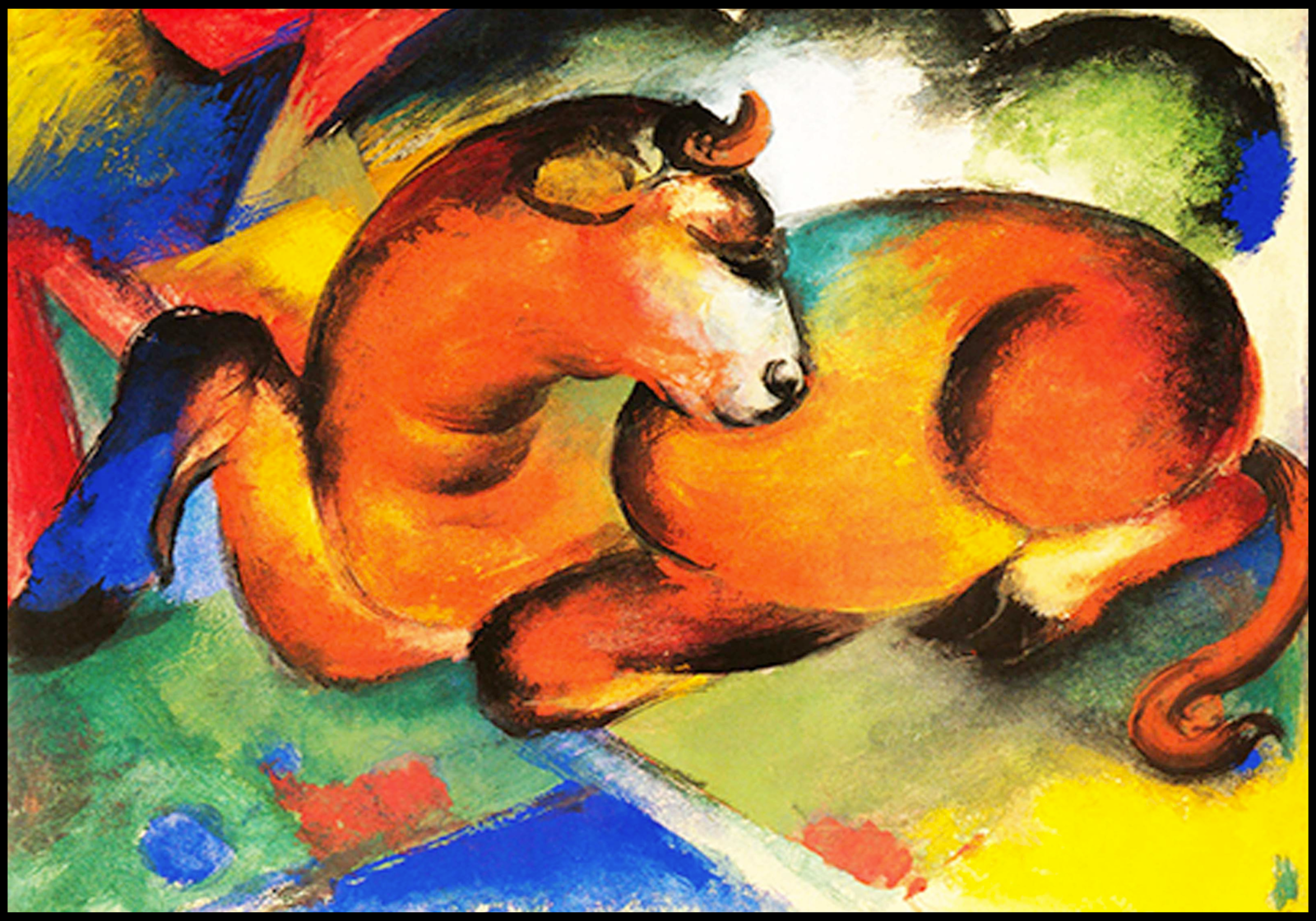 Franz Marc - The Red Bull - Hakyarts