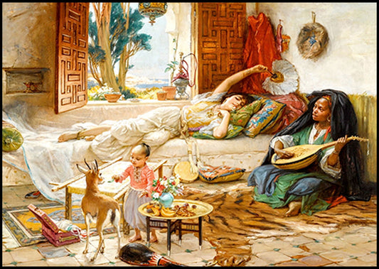 Frederick Arthur Bridgman - Afternoon Rest, Algiers - Hakyarts