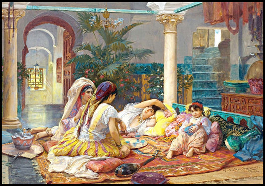 Frederick Arthur Bridgman - In The Harem - Hakyarts