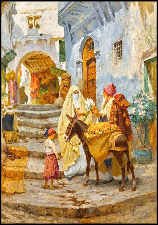 Frederick Arthur Bridgman - The Orange Seller - Hakyarts