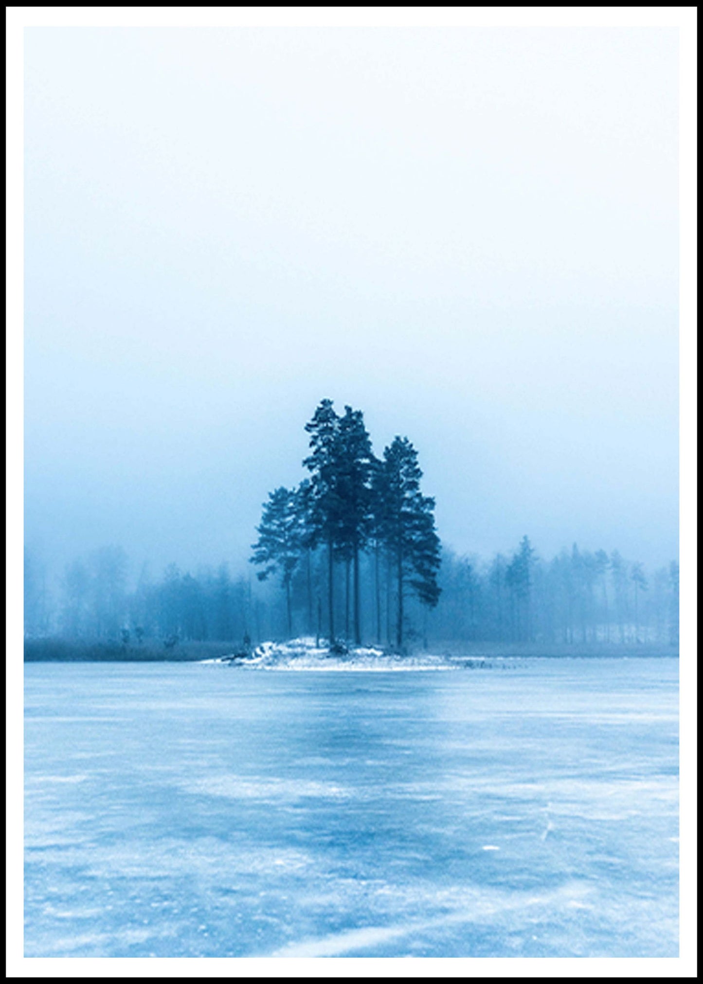 Frozen Lake No 1 Poster - Hakyarts