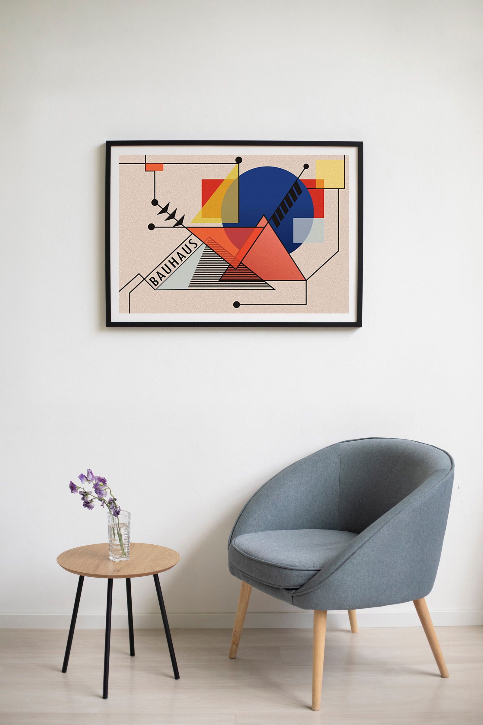 Geometric Bauhaus No 2 Poster - Hakyarts