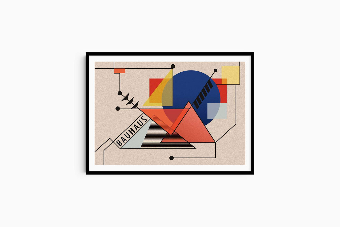 Geometric Bauhaus No 2 Poster - Hakyarts