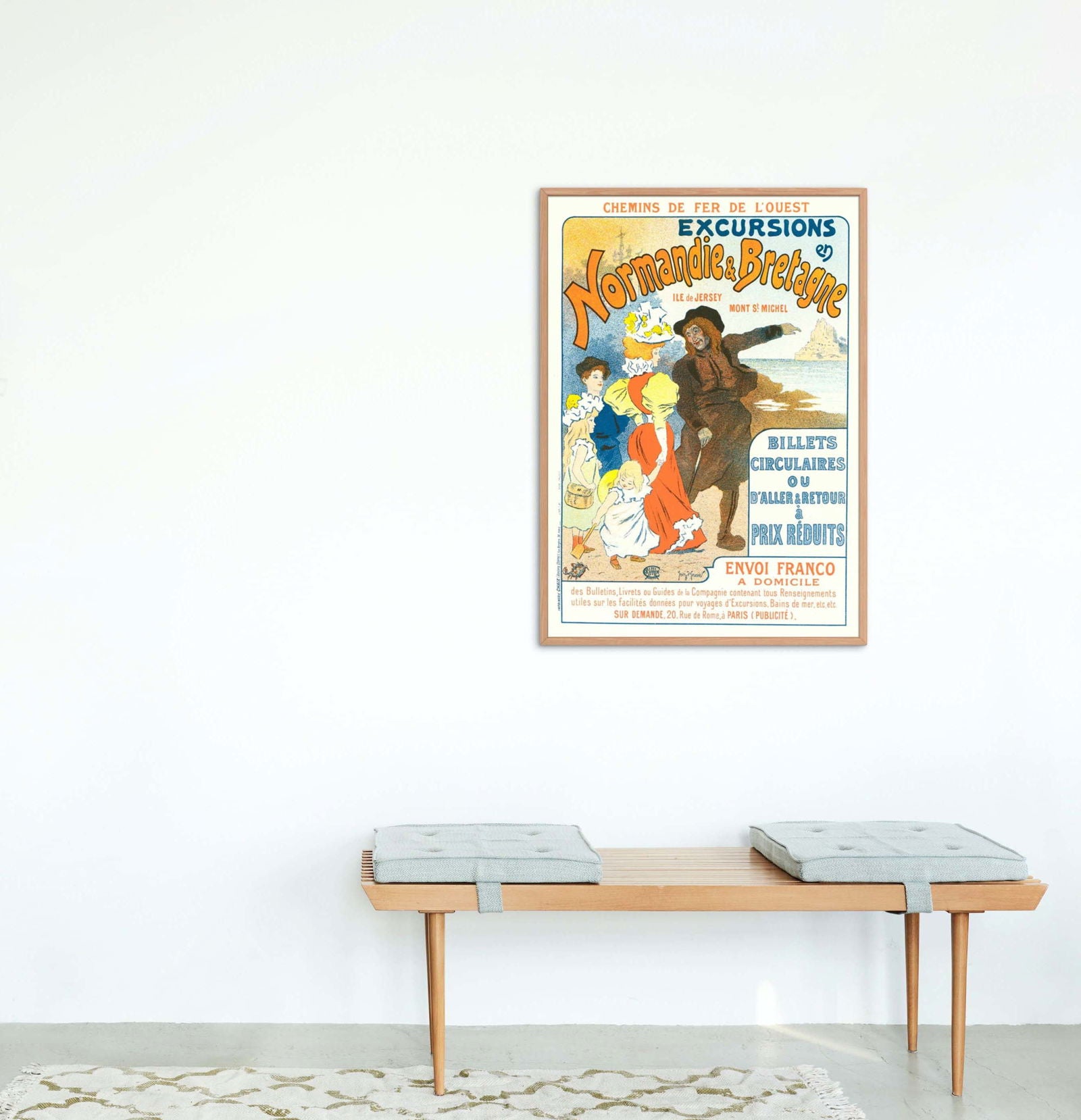 Georges Meunier - Excursions En Normandie Poster - Hakyarts