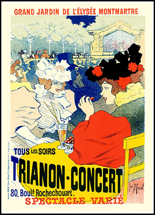 Georges Meunier - Trianon-Concert Poster - Hakyarts